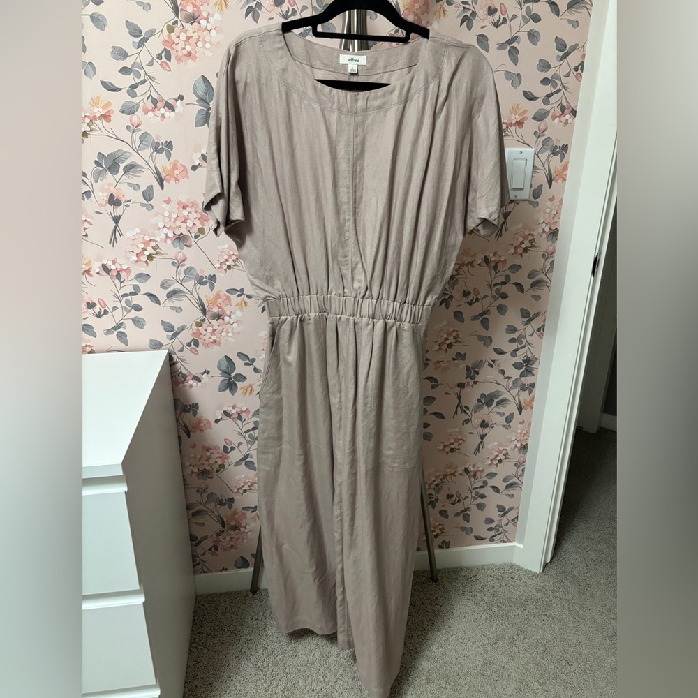 Wilfred Soft Beige Maxi Dress